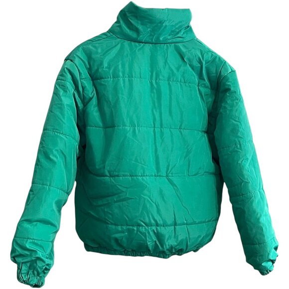 2Blue Denim Co. Weather-Proof Puffer Jacket – Teal Green – Insulated Winter Coat - Picture 5 of 8